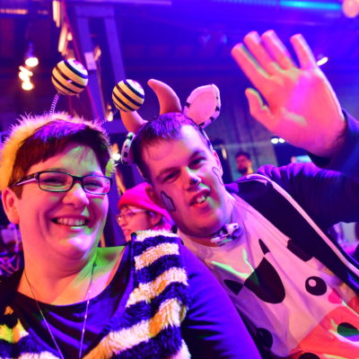 Werkstattbeschäftigte auf der saarländischen Narrenschau